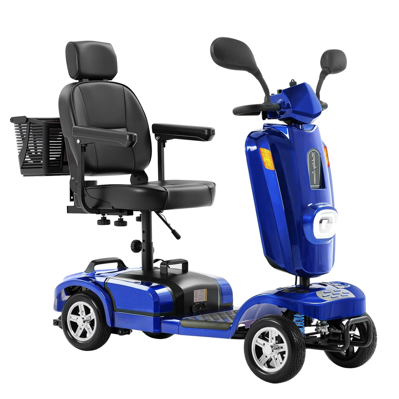 ECOMOBI MS02 Plus Heavy-Duty Mobility Scooter for Seniors – 20/30-Mile Range | 450 lbs Capacity