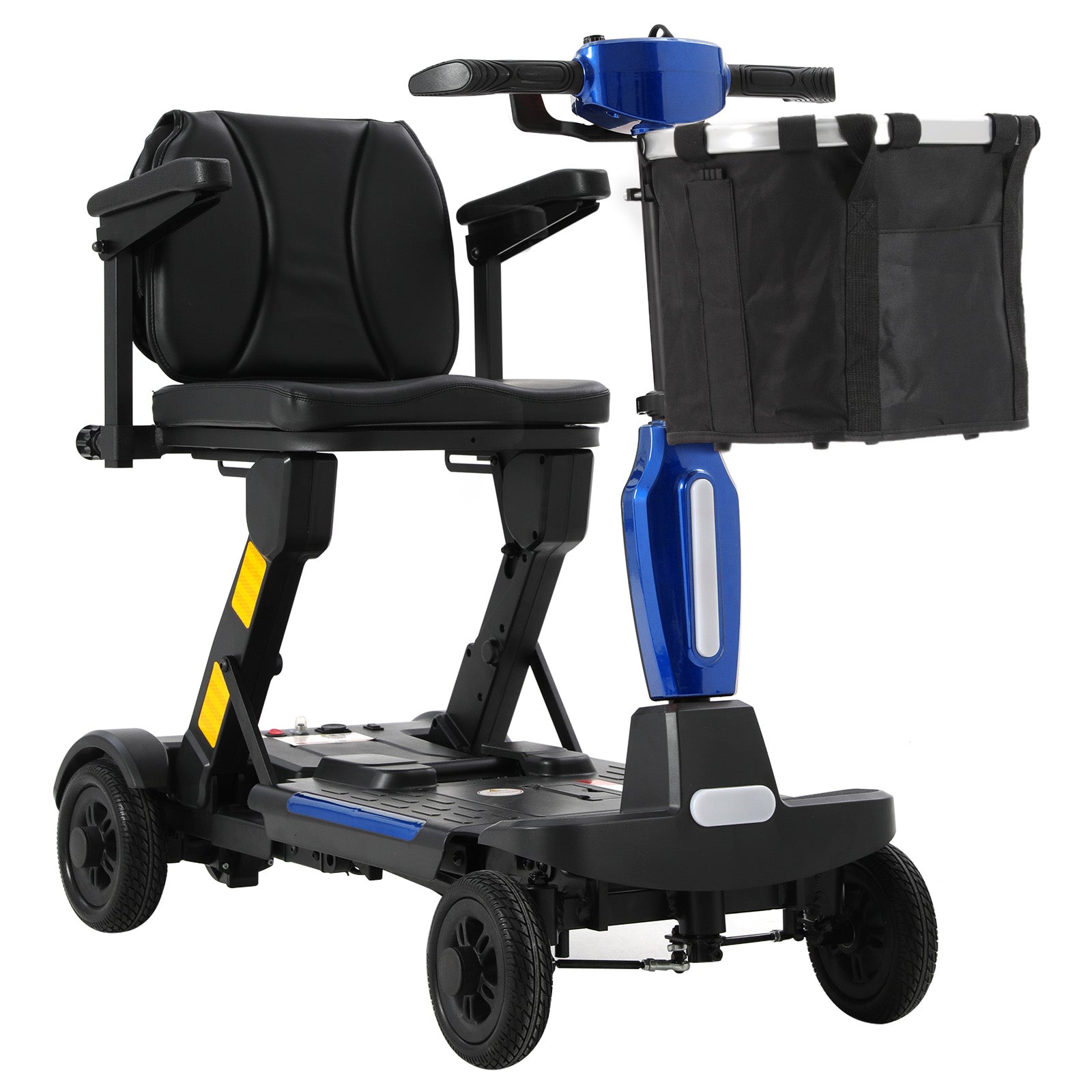 ECOMOBI MS02-F Foldable Mobility Scooter for Seniors – 15-Mile Range | 330 lbs Capacity | Airline Approved