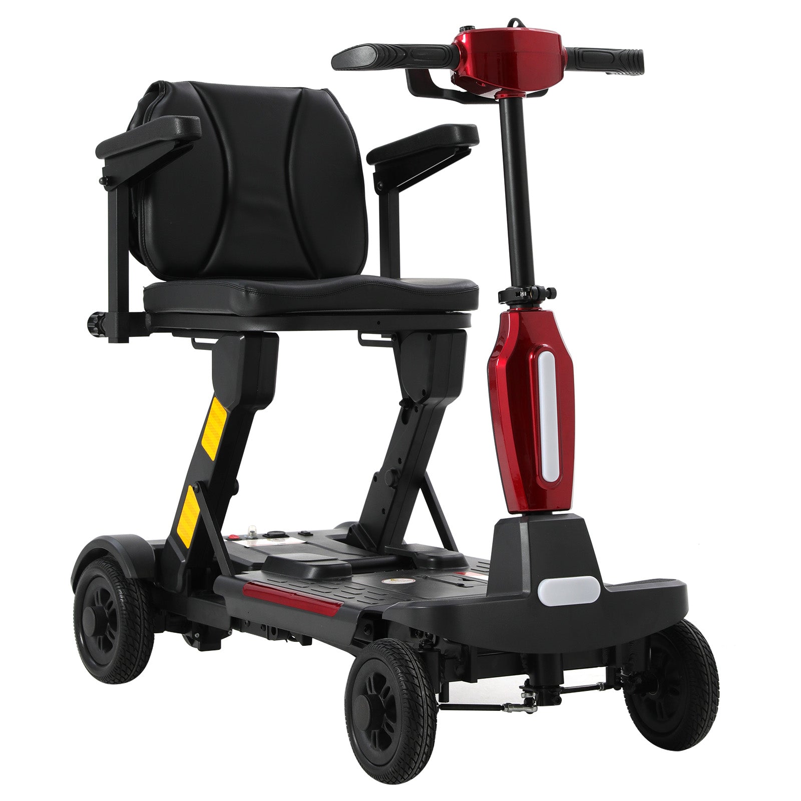 ECOMOBI MS02F-Ultra Automatic Folding Mobility Scooter for Seniors – 15-Mile Range | 330 lbs Capacity | Airline Approved
